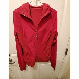 Lululemon Athletica Reversible Dance Studio Jacket Red Size 8